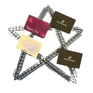 Decorative Cardholder metal star sign office housewares decor